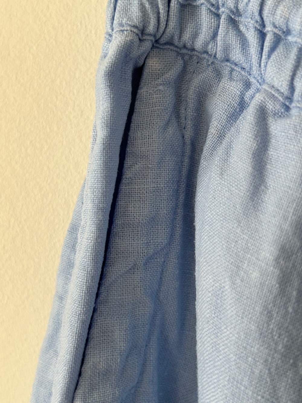 Charter Club 100% Linen Blue Wide Leg Pants - Picture 13 of 16